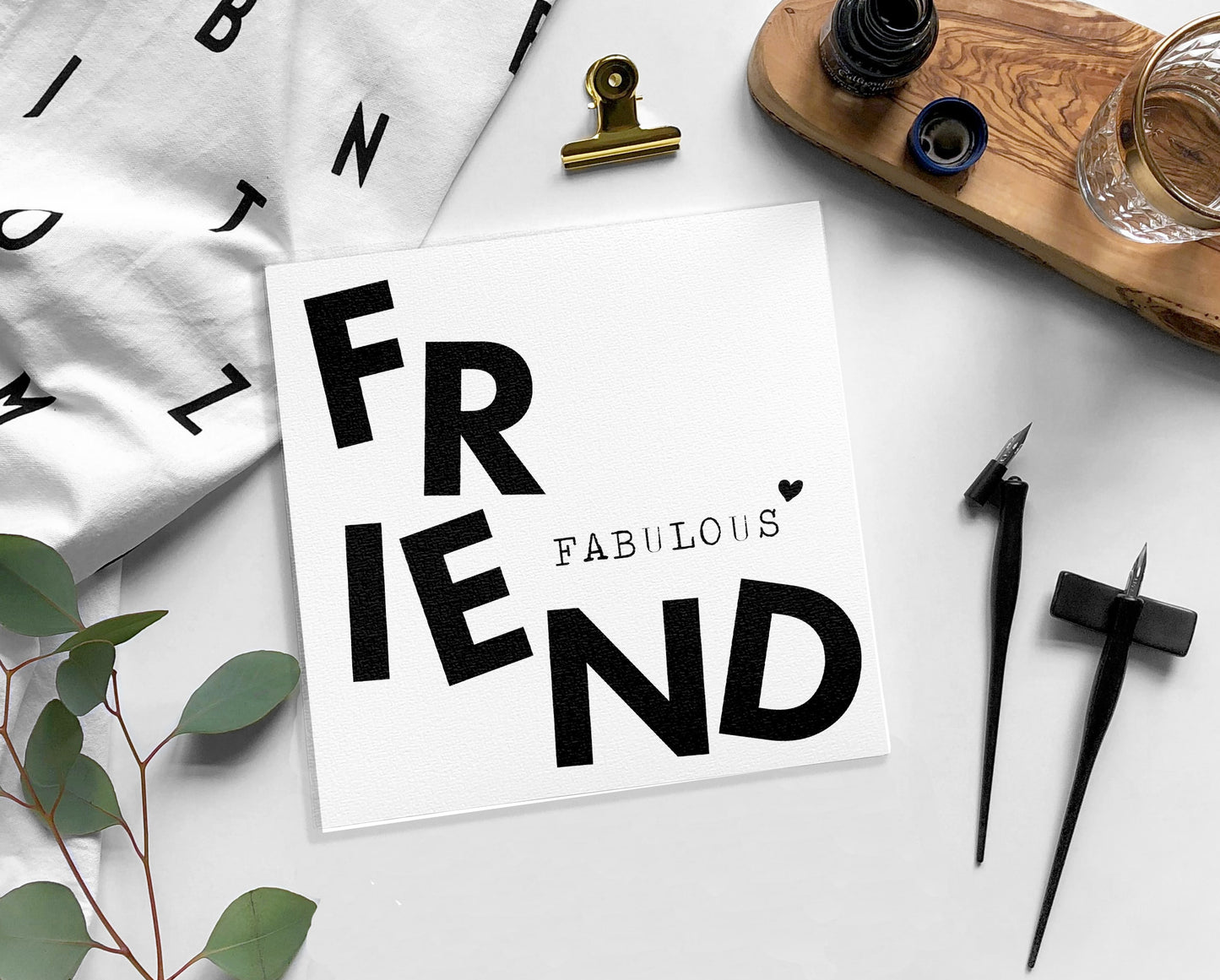 FRIEND Birthday / Blank card