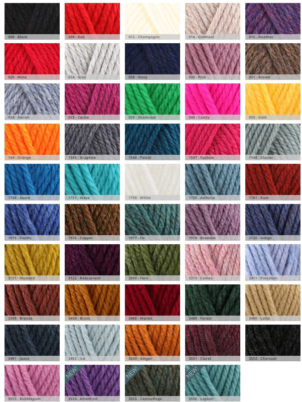 Handmade crocheted chunky knit SCARF. Various colours