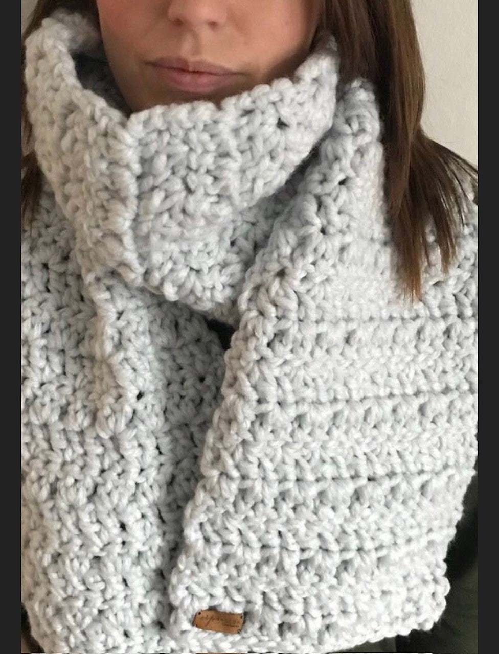 Handmade crocheted chunky knit SCARF. Various colours