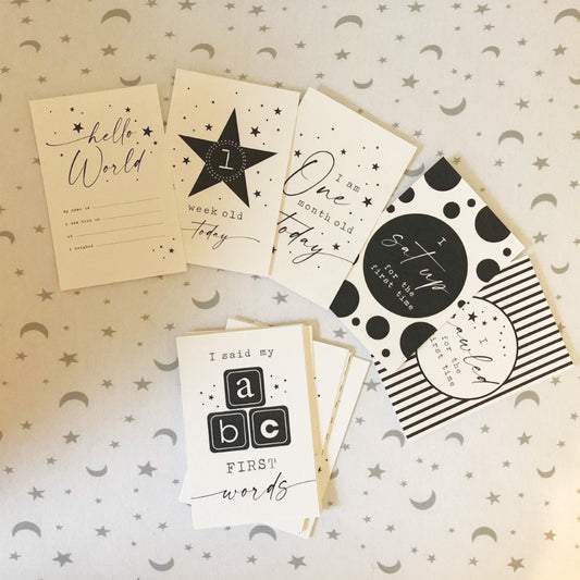 Baby MILESTONE cards - pack of 24