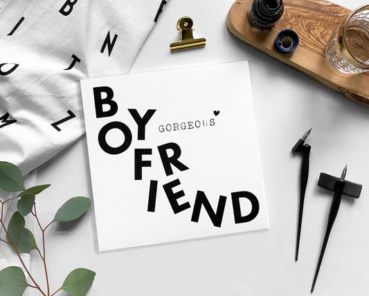 BOYFRIEND / GIRLFRIEND Birthday card / Blank card