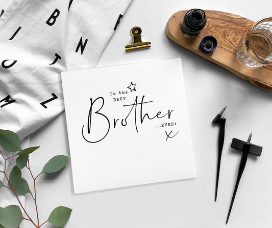 BROTHER birthday card / blank card