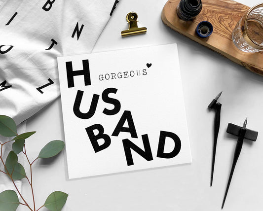 HUSBAND / WIFE Birthday card / Blank card