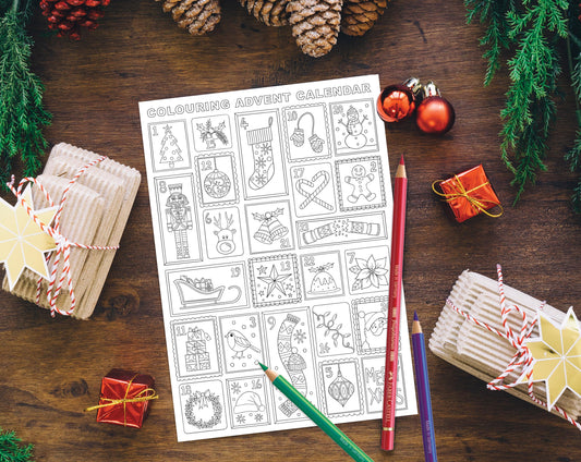 Christmas Colouring Advent Calendar