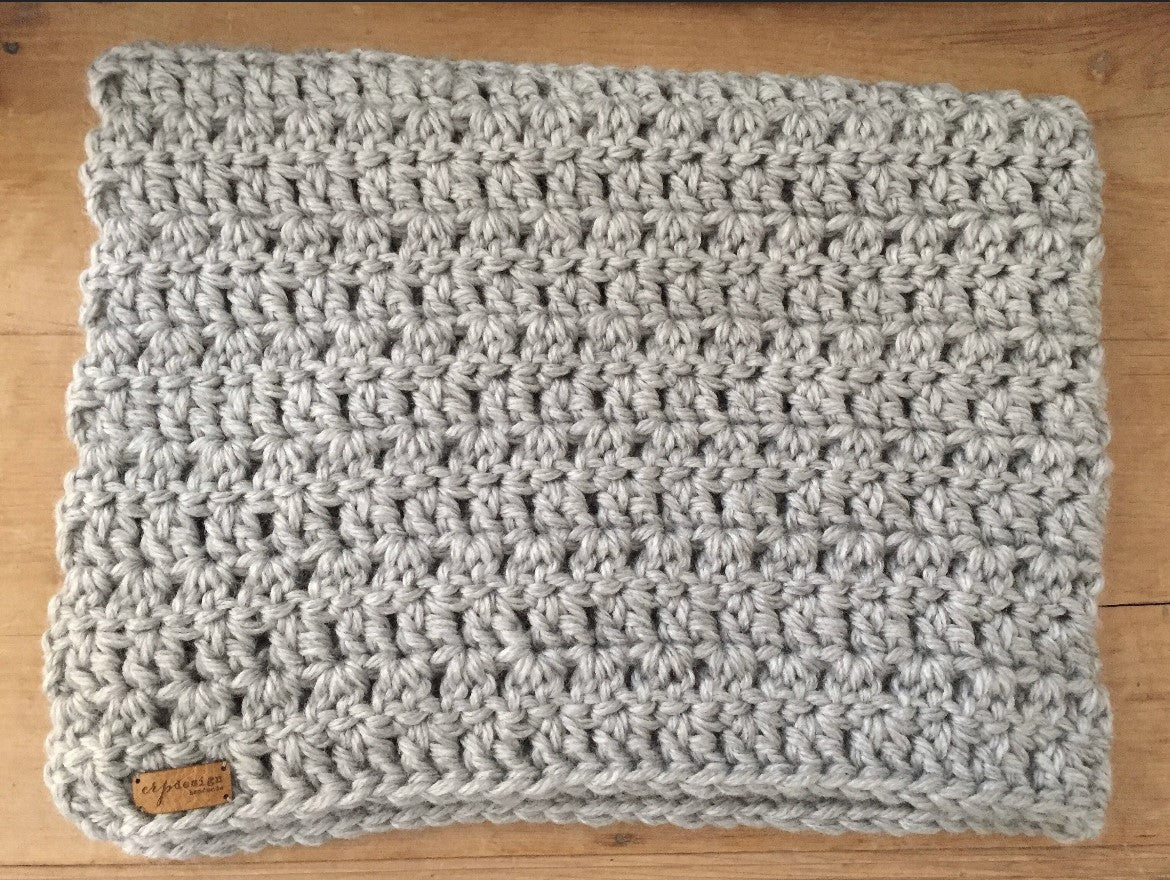 Handmade crocheted baby blanket/pram blanket-various colours