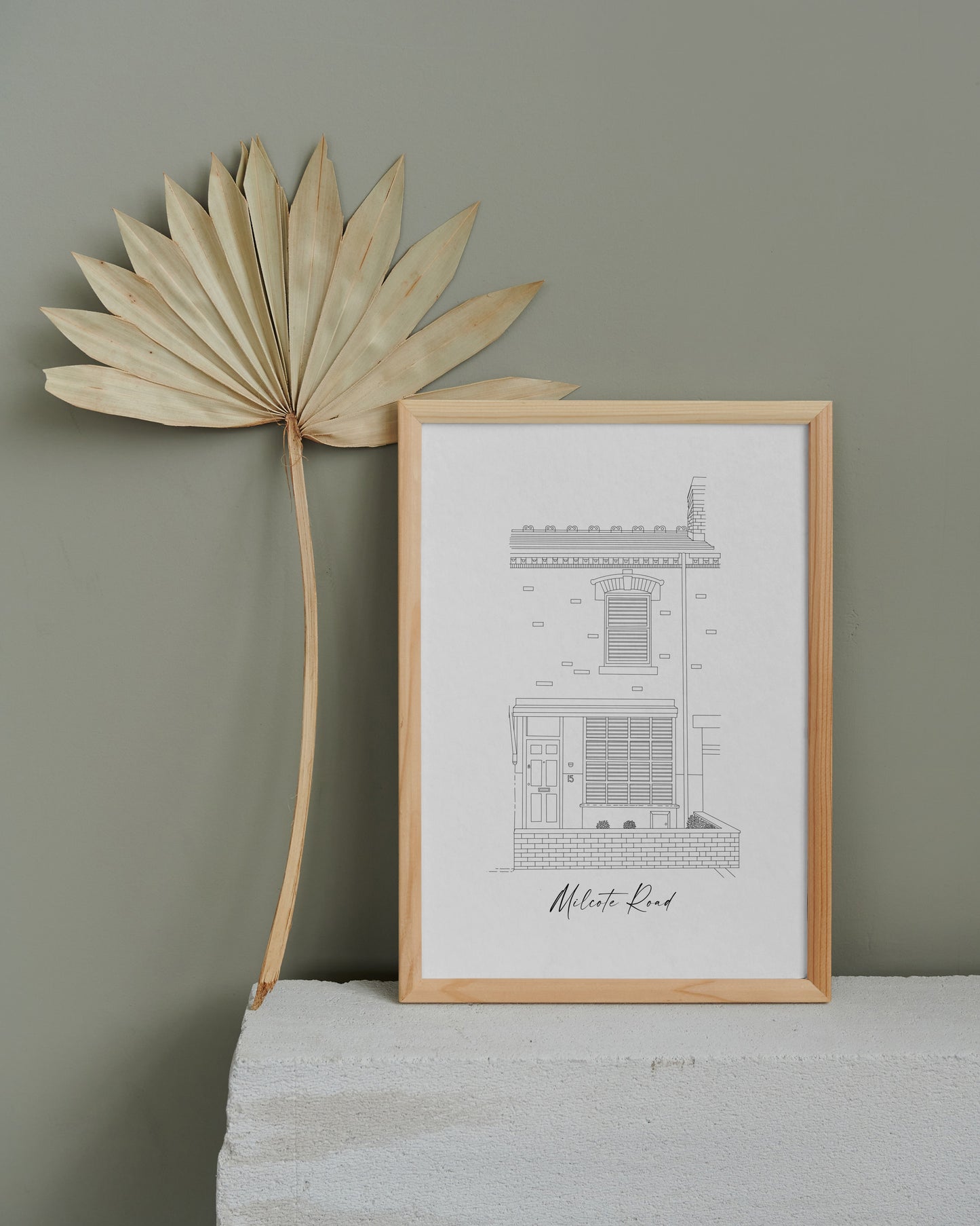 New Home print / House Illustration / Personalised House Illustration