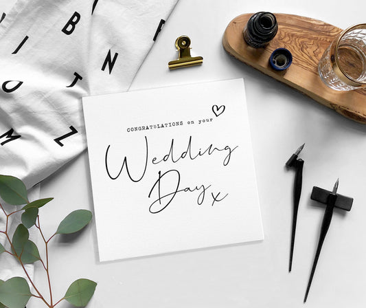 WEDDING card / WEDDING DAY card